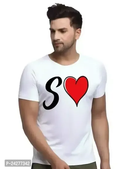 Stylish White Polyester Printed Tees For Men-thumb0