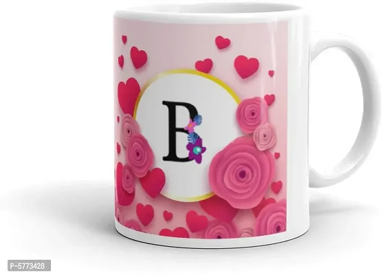 Multicolor Name Letter Alphabet B Printed Coffee Cup , Gifts For Brother, Sister, Friends, Father, Mother, Grand Father, Grand Mother, Girlfriend Cup, Daily Uses Cup Gift4You-thumb2
