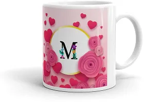Multicolor Name Letter Alphabet M Printed Coffee Cup, Gifts For Brother, Sister, Friends, Father, Mother, Grand Father, Grand Mother, Girlfriend Cup, Daily Uses Cup Gift4You-thumb1