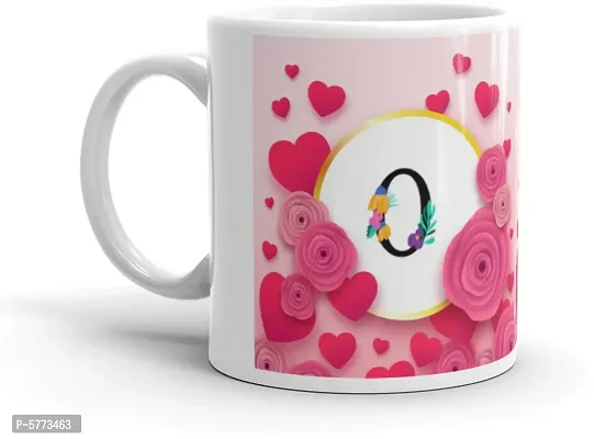 Name Letter Alphabet O Printed Coffee Mug Gift4You