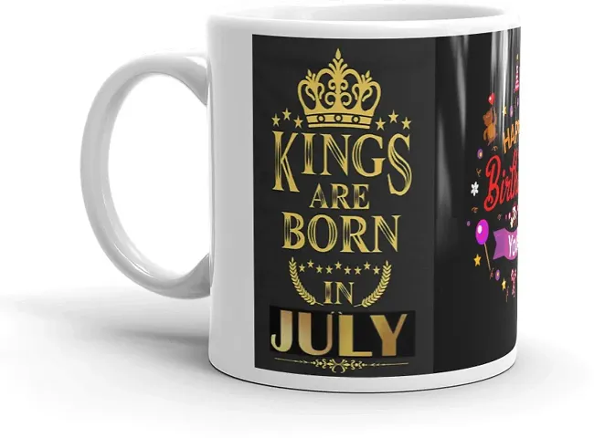 Birthday Month Printed Ceramic Mugs for Gifting