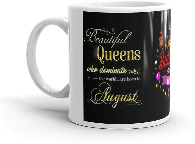 Queen Birthday Month Printed Ceramic Mugs