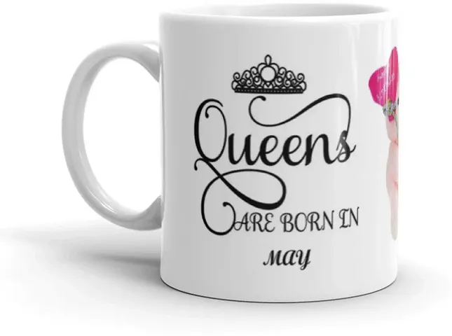 Ceramic Mugs Printed with Birthday Month for Gifting