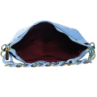 Cool Tag Crossbody Bag Lingge Chain Bag Female Messenger Bag Elegant Texture Zipper Pocket Bag ID Bag Cross-Body Bags (Blue,24x8x18cm) (Dark Blue 24x8x18cm) (Black 24x8x18cm)hellip;-thumb2