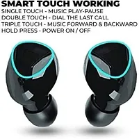 M-10 Bluetooth 5.1 Black Earbuds Bluetooth Headset (Black, True Wireless)-thumb4