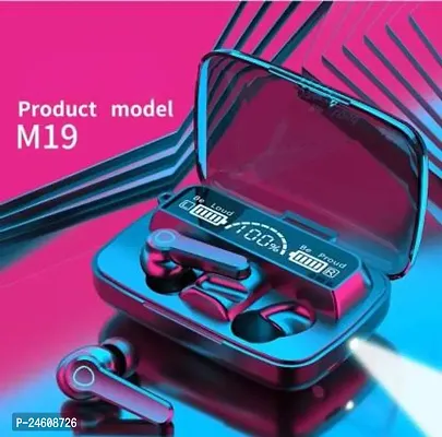 Premium M19 tws bluetooth 5.0 wireless Digital Display 13mm Drivers-thumb0