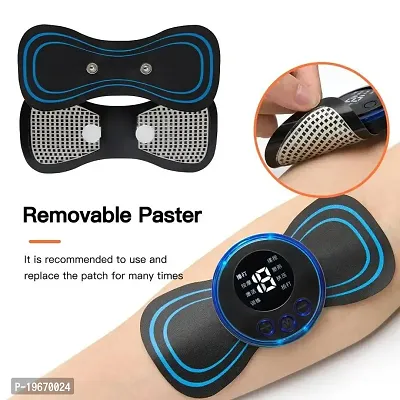 Wireless Neck Cervical Massager Portable Rechargeable Full Body Massager for Pain Relief Portable 8 Mode Ems Massager Microcurrent Cervical Neck Massager for Pain Relief-thumb3