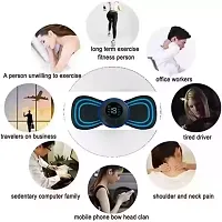 Butterfly Shaped Body Massager,Portable Neck Massager with 8 Modes and 19 Strength Levels Rechargeable Pain Relief EMS Body Massage Patch For Shoulder,Arms,Pain for Men and Women-thumb3