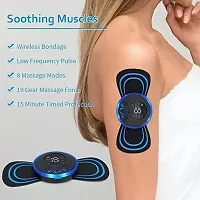 Butterfly Shaped Body Massager,Portable Neck Massager with 8 Modes and 19 Strength Levels Rechargeable Pain Relief EMS Body Massage Patch For Shoulder,Arms,Pain for Men and Women-thumb4