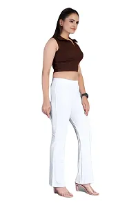 FLASHINGBY Women's Lycra Blend Regular Lightweight Stretchable Casual Yoga and Sports Wear Track Pents C-Pents-thumb1