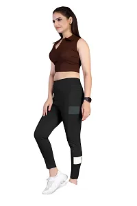 FLASHINGBY Women's Lycra Blend Regular Lightweight Stretchable Casual Yoga and Sports Wear Track Pents A-Pents-thumb2