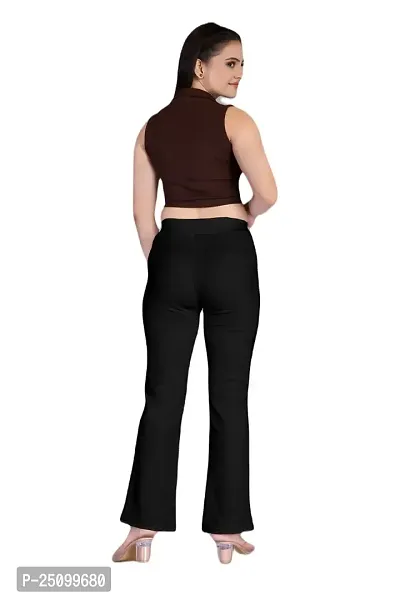 FLASHINGBY Women's Lycra Blend Regular Lightweight Stretchable Casual Yoga and Sports Wear Track Pents C-Pents-thumb4