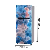 Sky Decal Abstract Decorative Flower Leaves Fridge Wallpaper Poster Adhesive Vinyl Sticker Fridge wrap Decorative Sticker (PVC Vinyl Covering Area 60cm X 160cm)-thumb2