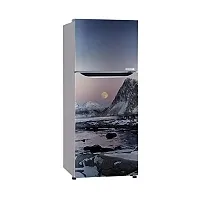 Sky Decal Night Moon Snow Mountain Water Wallpaper Poster Adhesive Vinyl Sticker Fridge wrap Sticker (PVC Vinyl Covering Area 60cm X 160cm)-thumb1