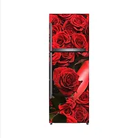 Sky Decal red Rose Colourful Flower Fridge Wallpaper Poster Adhesive Vinyl Sticker Fridge wrap Decorative Sticker (PVC Vinyl Covering Area 60cm X 160cm)-thumb2