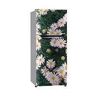 Sky Decal Flower Leaves Lotus White Flower Wallpaper Poster Adhesive Vinyl Sticker Fridge wrap Sticker (PVC Vinyl Covering Area 60cm X 160cm)-thumb1