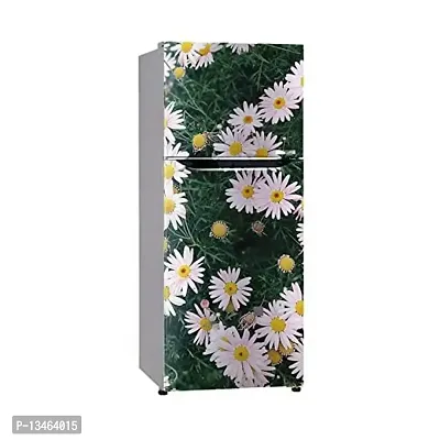 Sky Decal Flower Leaves Lotus White Flower Wallpaper Poster Adhesive Vinyl Sticker Fridge wrap Sticker (PVC Vinyl Covering Area 60cm X 160cm)-thumb2