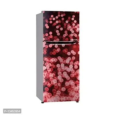 Many red dots colourfull Fridge wrap Wallpaper Poster Adhesive Vinyl Sticker Decorative Sticker (PVC Vinyl Covering Area 60cm X 160cm)-thumb2