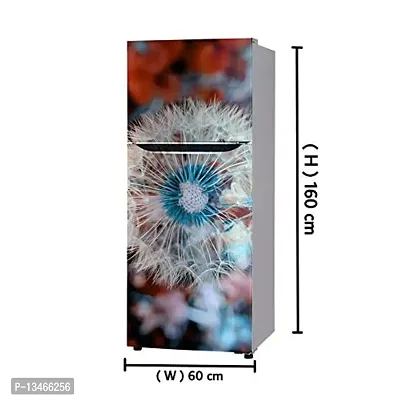 Sky Decal 3D Spring Flower Fridge Wallpaper Poster Adhesive Vinyl Sticker Fridge wrap Decorative Sticker (PVC Vinyl Covering Area 60cm X 160cm)-thumb3