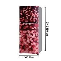 Many red dots colourfull Fridge wrap Wallpaper Poster Adhesive Vinyl Sticker Decorative Sticker (PVC Vinyl Covering Area 60cm X 160cm)-thumb2