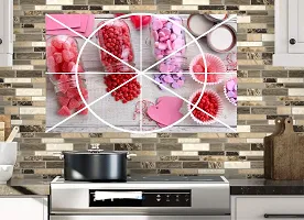 Sky Decal Loving Candy Multicolour Wall Sticker for Home d?cor Kitchen Sticker (PVC Vinyl Covering Area 50cm X 80cm)-thumb2