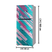 Decorative crystel Multi Colour Design Painting Wallpaper Poster Adhesive Vinyl Sticker Fridge wrap Decorative Sticker (PVC Vinyl Covering Area 60cm X 160cm)-thumb2