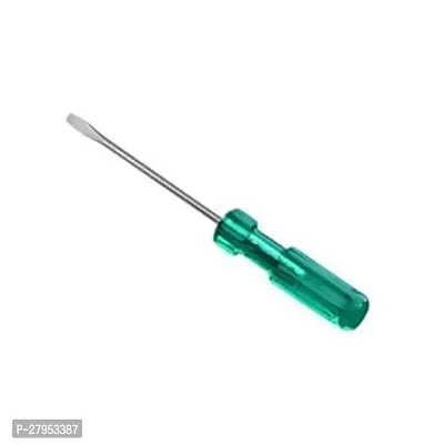 TOOLS IMPEX Two in one Screw Driver Transperent Green Handle-thumb0