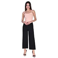 Western Crepe Palazzo For Women Pack Of 2-thumb2