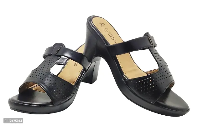 Diva:Trendy Unique You : Comfartable Block Heel Fashion sandal for women-thumb0
