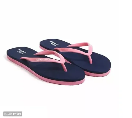 Elegant Blue EVA Solid Slippers For Women-thumb0