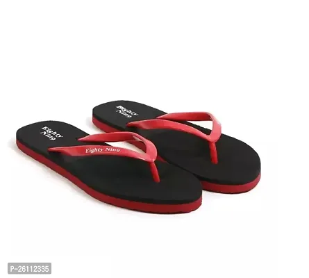 Elegant Black EVA Solid Slippers For Women