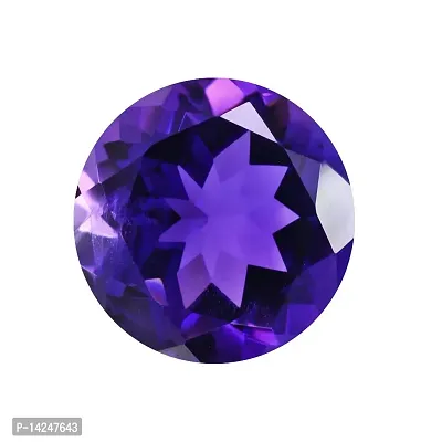 Original Certified Amethyst Stone 5.25 Ratti 4.77 Carat Semi Precious Jamunia Rashi Ratan-thumb3