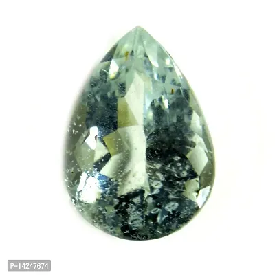 Natural Aquamarine Loose Gemstone Calibrated 5 Carat Faceted Pear Shape Used For Jewelry Making-thumb0