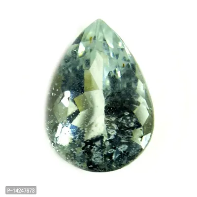 Natural Aquamarine Loose Gemstone Calibrated 4 Carat Faceted Pear Shape Used For Jewelry Making-thumb0