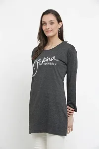 DDASPRATION Women Cotton Long T-Shirt-thumb3