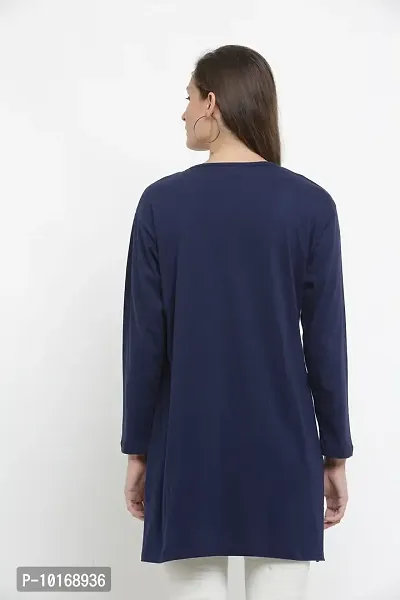 DDASPRATION Women Cotton Long T-Shirt-thumb3