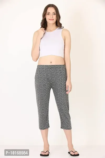 Ddaspration Women Cotton Printed Capri-thumb2