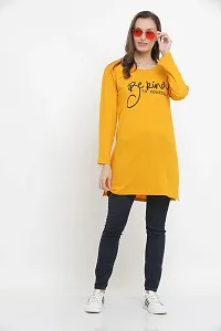 DDASPRATION Women Cotton Long T-Shirt-thumb1