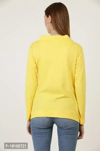 DDASPRATION Women's Pocket Shrug (Pocket,Yellow)-thumb4