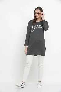 DDASPRATION Women Cotton Long T-Shirt-thumb1