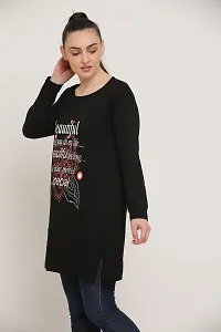 DDASPRATION Women Cotton Long T-Shirt-thumb1