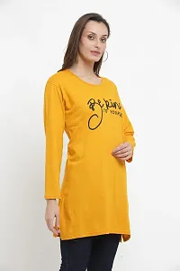 DDASPRATION Women Cotton Long T-Shirt-thumb2