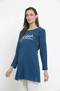 DDASPRATION Women Cotton Long T-Shirt-thumb3