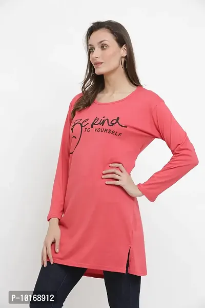 DDASPRATION Women Cotton Long T-Shirt-thumb4