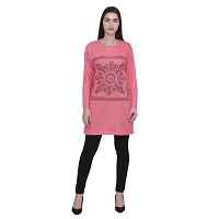 DDASPRATION Women Cotton Long T-Shirt-thumb1