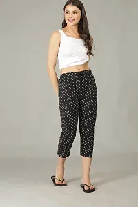 Ddaspration Women Cotton Printed Capri-thumb1