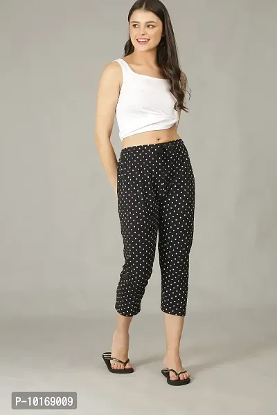 Ddaspration Women Cotton Printed Capri-thumb2