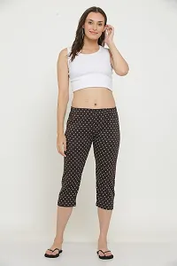 Ddaspration Women Cotton Printed Capri-thumb1