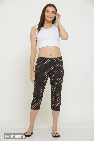 Ddaspration Women Cotton Printed Capri-thumb2