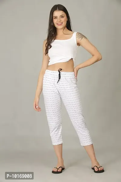 Ddaspration Women Cotton Printed Capri Combo-thumb2